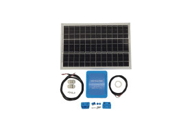 Outdoor Solar Power Kit - 10W Monocrystalline Panel + 12V / 5V Outputs
