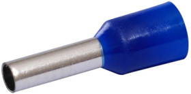 Insulated wire end ferrule, 2.5 mm², 8 mm long, blue, 22C429