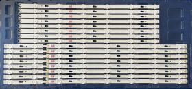 LISTWY LED BN96-39667A 8LED + BN96-39668A 6LED SAMSUNG 65 CALI (65INCH) ORYGINAŁ (KOMPLET 8+8 LISTEW)