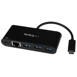 Hub USB USB 3.0 HB30C3AGEPD RJ45 3 USB USB A, USB C, StarTech.com