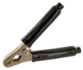 Zacisk krokodylkowy 400A izolowany 39.7mm Czarny Mueller Electric