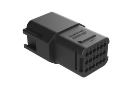 Złącze samochodowe 18-pinowe Amphenol Industrial 3-rzędowe Żeński 13A ATV Gniazdo