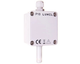 Przetwornik temperatury i wilgotnosci 2 wyjścia 4-20mA czujnik przy obudowie P18 100M0