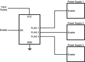 3 Rail Simple Power Sequencer with Fixed Time Delay