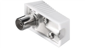 Złącze Koncentryczne Kątowe Z Mocowaniem Gwintowanym