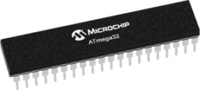 Mikrokontroler Microchip ATMEGA32L-8PU ATMEGA32L QFN 44-pinowy Powierzchnia AVR 32kB 8 bit 8 MHz, 2 kB RAM Flash, 2.7 V