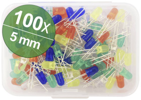 Quadrios Akcesoria LED kolorowy 5 mm 20 mA, 30 mA 2 V, 3 V