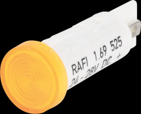 1.69.525.215/1400 Indicator, 28 V, flat LED, 10 mm, yellow