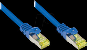 8070R-020B Patch cable - Cat.7 raw cable, blue, 2m