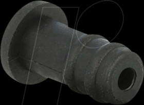 60251 3,5 mm Jackn Dust Cover, female, 10 pieces, black