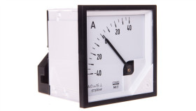 Amperomierz Analogowy 72X72 N Ip50 Bb1 40-0-40A/+-60Mv Pozycja Pracy C3 K=90...