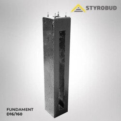 2szt. Fundament D16/160 (1600/260) 4xM20/160