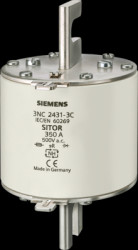 NH fuse NH3, 250 A, gR, 440 V (DC), 500 V (AC), 100 kA breaking capacity, 3NC2427-3C