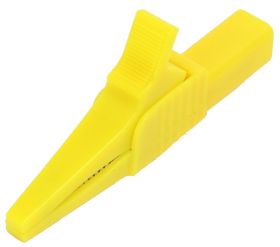 Krokodylek bezp. gn. 4mm KK262-Y CAT II 1000V 19A żółty