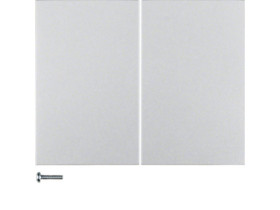 BERKER K.5 KNX RF quicklink Przycisk podwójny aluminium lak 85146177 HAGER