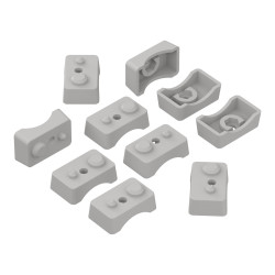 Wspornik montażowy na szynie DIN Wspornik do montażu na słupie ABS Obudowa