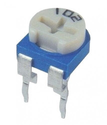 Potencjometr montażowy leżący jednoobrotowy 100K