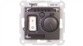 Sedna Regulator Temperatury Podłogowy Grafitowy Sdn6000370