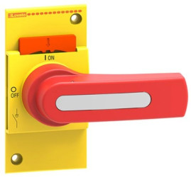 Pokrętło do przełączania bezpośredniego do rozłączników GL0100...GL0315 GLC0100...GLC0315 i GLD... żółto-czerwone GLX61D