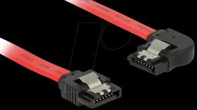 83964 SATA 6 Gb/s male&gt;male lft. ang. 50 cm red
