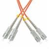 SD patchcord MM;SC/UPC-SC/UPC;duplex 50/125 włókno OM2 3,0mm 1m 8608