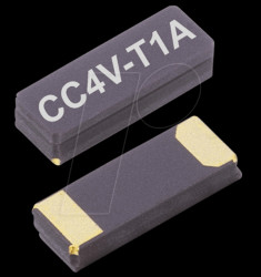 CC4V-T1A 32,768KHZ 9PF Quartz oscillator, ceramic housing, 1.9 x 5 x 1.25 mm, 9 pF