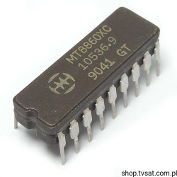 MT8860XC DTMF Decoder DIP18C MITEL