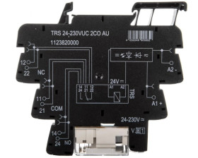 Przekaźnik przemysłowy 2P 8A 24-230V AC/DC TRS 24-230VUC 2CO AU 1123820000