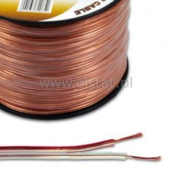 Kabel głośnikowy 2x 0,22mm Cabletech CU