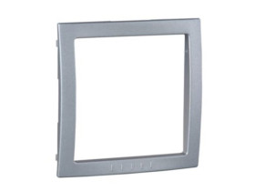 UNICA COLORS Ramka dekoracyjna dull silver MGU4.000.60 SCHNEIDER ELECTRIC