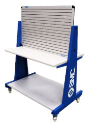 TABLE ROULANTE AVEC PANNEAU A DEUX FACES