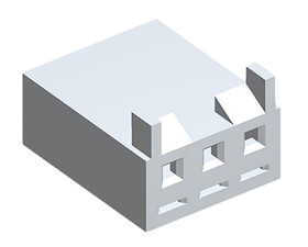 Obudowa złącza 3-pinowe -rzędowe raster: 3.96mm Molex Żeński Montaż na kablu SPOX Listwy zaciskowe SPOX KK raster
