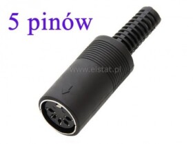 DIN 5 pin GN 180st na kabel Standard