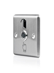 Przycisk wyjścia podtynkowy, kwadratowy, metalowy, z podświetleniem, NO/COM/NC YPW4DKL