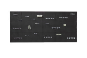 Zestaw uchwytów narzędziowych do montażu na panelu ściennym Uchwyt narzędziowy do panelu ściennego Zestaw haków i