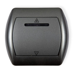 TREND Sterownik roletowy sterowany dotykiem i dowolnym pilotem grafitowy 11SR-1