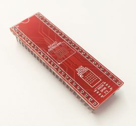 Adapter BGA63/BGA24/WSON8 -->PDIP48 dla pamięci NAND i NOR Flash (simple)