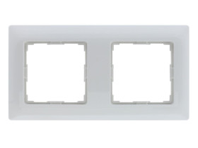 VENA Ramka 2 podwójna biały 510482 KOS