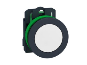 PŁASKI PRZYCISK BIAŁY 1NO