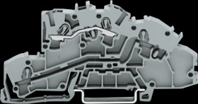 2003-7651 Multi-level installation terminal block, 2.5 mm², N, grey