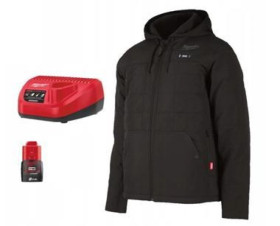 Kurtka podgrzewana męska puchowa 2,0AH i ładowarką M12HPJBL2-0(L)
