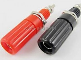 Gniazdo banan - czarne, czerwone (długie typ II)