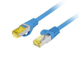 Kabel krosowy patchcord kat.6A S/FTP LSZH CU niebieski PCF6A-10CU-0300-B /3m/
