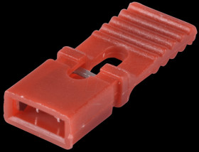 Jumper, red, with lug