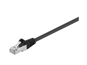 Kabel Patchcord Cat 5e F/UTP RJ45/RJ45 1.5m czarny