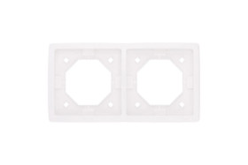 Simon Basic Standard Ramka bryzgoszczelna podwójna IP44 z uszczelką biała BMR2B/11