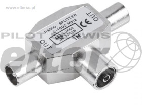 Trójnik antenowy TV gn-2xwt. 5-1000MHZ