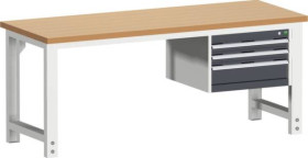 Stół warsztatowy Bott 41003473.19V, (S x G) 2000 mm x 750 mm