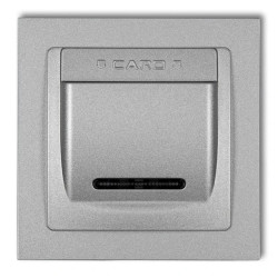 DECO Łącznik hotelowy srebrny metalik 7DSH-1