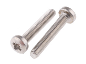 Śruby maszynowe M4 łeb z łbem walcowym soczewkowym Stal nierdzewna długość 25.0mm skok 0.70mm